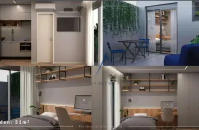 Lançamento de studio com garden próximo a ufpr jd botânico