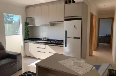 Apartamento com 2 dormitórios à venda, 42 m² por r$ 253.559,17 - santa felicidade - cascavel/pr