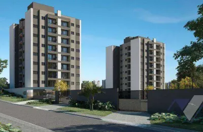 Apartamento com 2 dormitórios à venda, 54 m² por r$ 396.050,00 - neva - cascavel/pr
