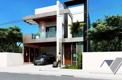 Sobrado com 3 dormitórios à venda, 211 m² por r$ 1.800.000,00 - fag - cascavel/pr