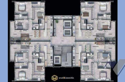 Apartamento à venda por r$ 820.000,00 - centro - cascavel/pr