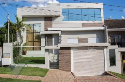 Sobrado com 3 dormitórios para alugar, 186 m² por r$ 8.500,00/mês - alto alegre - cascavel/pr
