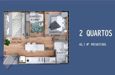Apartamento com 2 dormitórios à venda, 27 m² por r$ 700.000 - centro - cascavel/pr