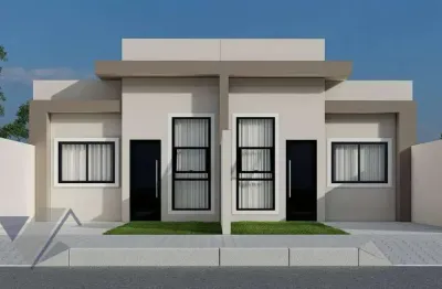 Casa com 3 dormitórios à venda, 62 m² por R$ 350.000,00 - Santa Felicidade - Cascavel/PR