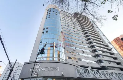 Sala comercial para locação e venda no centro de curitiba - edifício new concept office