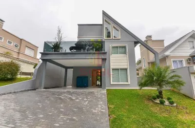 Casa alto padrão em condomínio 3 quartos, 4 vagas - santa felicidade 240m²