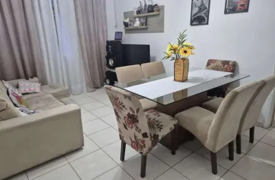 Vila mathias- apartamento 2 dormitórios-garagem demarcada- ref 2357