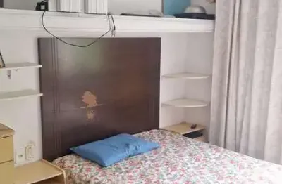 Santos- centro- apartamento kitenete-semi mobiliado-sem garagem- ref 2389