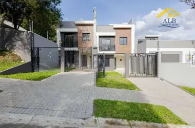 Sobrado com 3 dormitórios à venda, 101 m² por r$ 629.000,00 - barreirinha - curitiba/pr