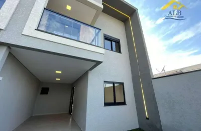 Sobrado com 3 dormitórios à venda, 138 m² por r$ 809.000,00 - atuba - pinhais/pr