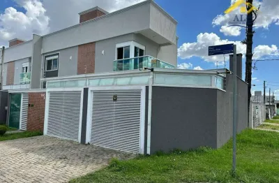 Sobrado mobiliado com 3 dormitórios à venda, 220 m² por r$ 1.090.000 - atuba - pinhais/pr