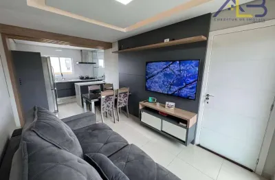 Apartamento semi mobiliado com 3 dormitórios à venda, 76 m² por r$ 490.000 - atuba - pinhais/pr
