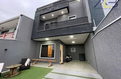 Sobrado com 3 dormitórios à venda, 143 m² por r$ 830.000,00 - weissópolis - pinhais/pr