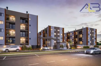 Apartamento com 2 dormitórios à venda, 44 m² por r$ 309.549,44 - atuba - pinhais/pr