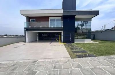 Casa com 4 dormitórios à venda, 503 m² por r$ 3.500.000 - jardim amélia - pinhais/pr