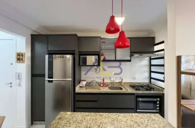 Apartamento mobiliado com 2 dormitórios para alugar, 48 m² por r$ 2.440/mês - jardim amélia - pinhais/pr