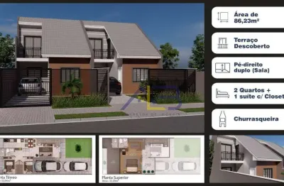 Casa com 3 dormitórios à venda, 86 m² por r$ 539.000,00 - cajuru - curitiba/pr