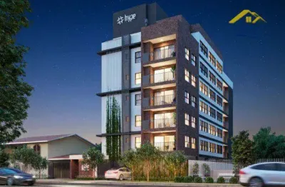 Apartamento com 2 dormitórios à venda, 32 m² por r$ 579.900,00 - água verde - curitiba/pr