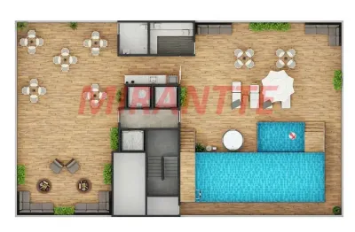 Apartamento de 36m² com 2 quartos em parada inglesa