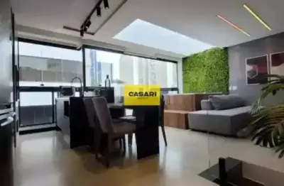Cobertura duplex nova e decorada à venda – 85 m² – 1 dormitório – centro, são bernardo do campo/sp