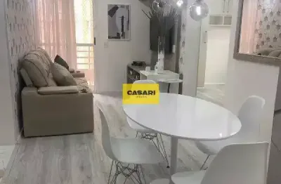 Apartamento mobiliado e decorado à venda em santo andré – bairro casa branca