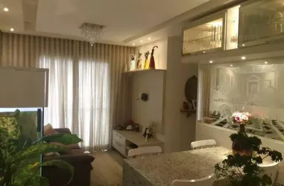 Apartamento mobiliado com 3 dormitórios e varanda no centro de são bernardo do campo