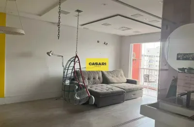 Apartamento 1 dormitorio, sacada, 1 vaga coberta, andar alto, 60m2, baeta neves - sbc