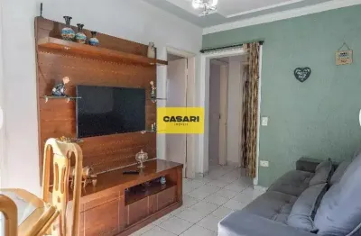 Apartamento 2 quartos, sacada, 1 vaga, 49m2, taboão, av do taboão-sbc