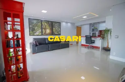 Apartamento à venda no bairro centro em são bernardo do campo | 2 suítes, varanda gourmet e 2 vagas de garagem