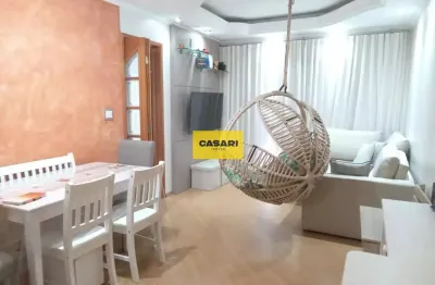 Apartamento à venda no bairro paulicéia em são bernardo do campo | 2 quartos, sacada e 1 vaga de garagem