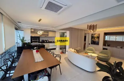 Apartamento à venda no Nova Petrópolis – São Bernardo do Campo/SP | 180 m² | 4 quartos | 3 vagas | Varanda gourmet