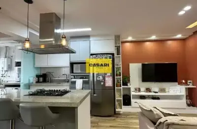 Apartamento com 2 quartos 73m² com suíte e varanda gourmet no Centro de São Bernardo