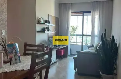 Apartamento 3 quartos, suite, Sacada, 1 vaga de garagem, 68m2- Rudge Ramos - Sbc