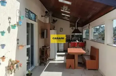 Cobertura à Venda PORTEIRA FECHADA, com 170m² - 3 quartos sendo 1 suíte - 2 Vagas - Nova Petrópolis - São Bernardo do Campo