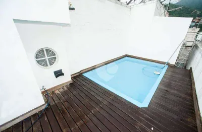 Cobertura duplex 3 quartos 1 vaga à venda no grajaú, rio de janeiro/rj