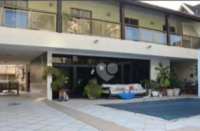 Casa com 5 quartos à venda, 725 m² por r$ 4.200.000 - barra da tijuca - rio de janeiro/rj