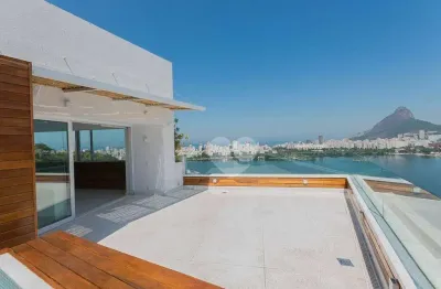 Cobertura com 3 dormitórios à venda, 315 m² por r$ 7.500.000,00 - lagoa - rio de janeiro/rj