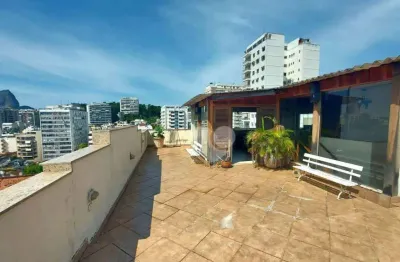 Cobertura com 4 dormitórios à venda, 267 m² por r$ 1.610.000,00 - laranjeiras - rio de janeiro/rj