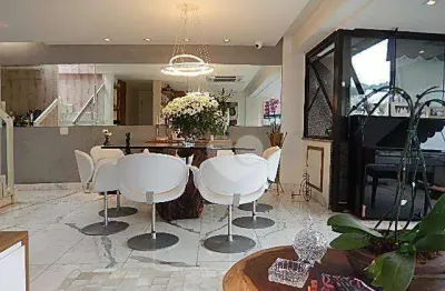 Cobertura com 4 dormitórios à venda, 300 m²  lagoa - rio de janeiro/rj