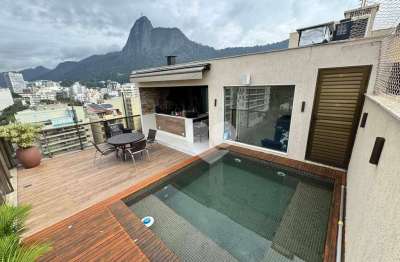 Cobertura com 4 dormitórios à venda, 252 m² por r$ 3.600.000,00 - botafogo - rio de janeiro/rj