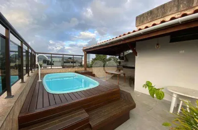 Cobertura com 5 quartos à venda , 277 m² por r$ 1.450.000 - recreio dos bandeirantes - rj