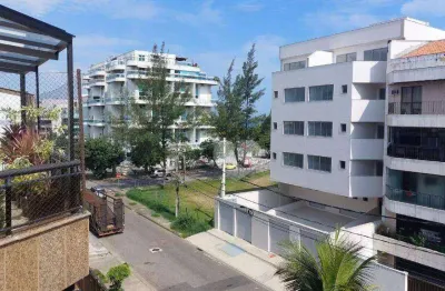 Cobertura com 4 quartos sendo 2 suítes, à venda, 180 m² por r$ 1.600.000 - recreio dos bandeirantes - rio de janeiro/rj