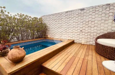 Cobertura com 4 quartos à venda , 320 m² por r$ 2.300.000, - recreio dos bandeirantes - rj