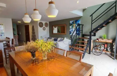 Cobertura com 3 quartos à venda, 310 m² por r$ 2.200.000 - recreio dos bandeirantes