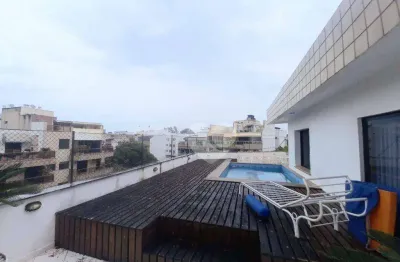 Cobertura linear 4 quartos - tipo casa- à venda - rua professor nehemias gueiros-  recreio dos bandeirantes- rio de janeiro