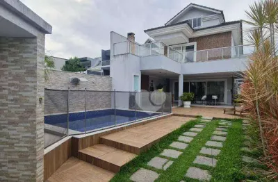 Casa com 6 dormitórios à venda, 484 m² por r$ 3.595.000,00 - recreio dos bandeirantes - rio de janeiro/rj