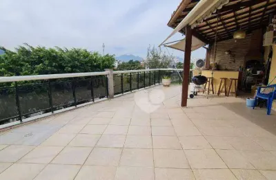 Cobertura linear, gleba a 2 suítes  à venda, 193 m² por r$ 950.000 - recreio dos bandeirantes - rio de janeiro/rj