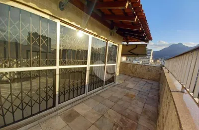 Cobertura com 3 dormitórios à venda, 142 m² por r$ 1.150.000,00 - tijuca - rio de janeiro/rj