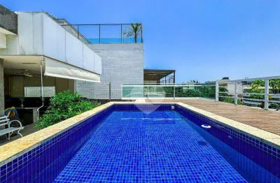 Cobertura linear 4 quartos (4 suítes)-4vagas no jardim oceânico-barra da tijuca/rj-r$4.800.000,00