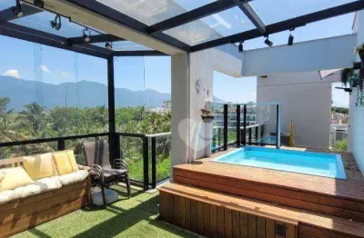 Cobertura à venda, 174 m² por r$ 1.434.000,00 - recreio dos bandeirantes - rio de janeiro/rj